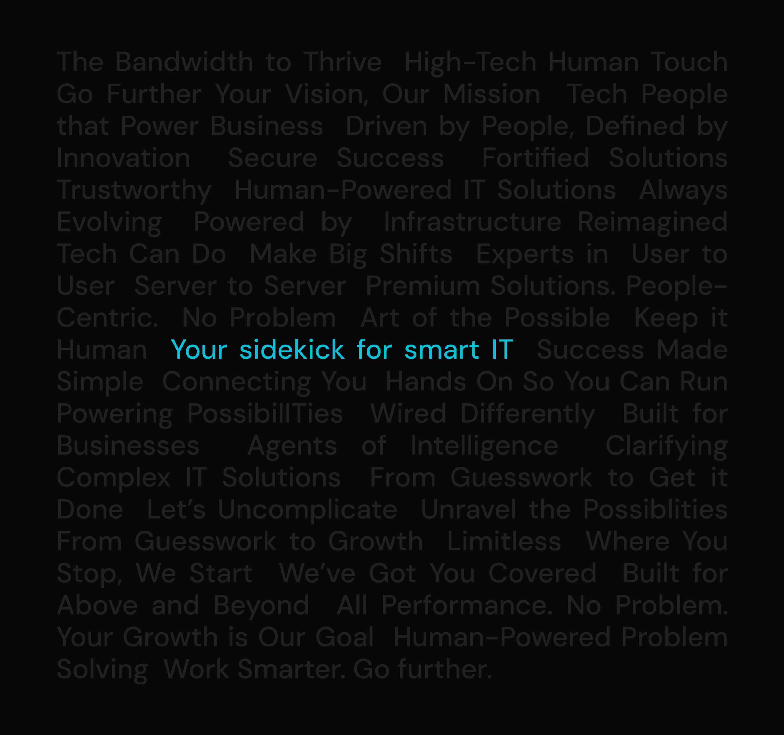 tpx tagline words repeat square