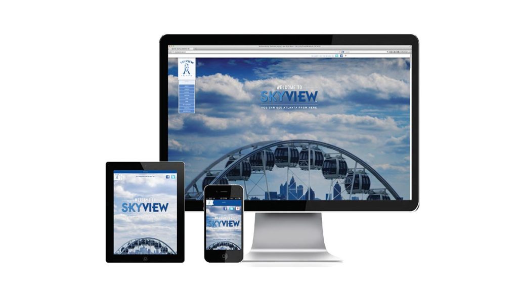Discover batesville website mock up various screen sizes