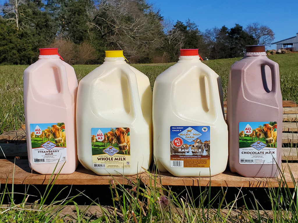 Milky Way Farm product line up milk