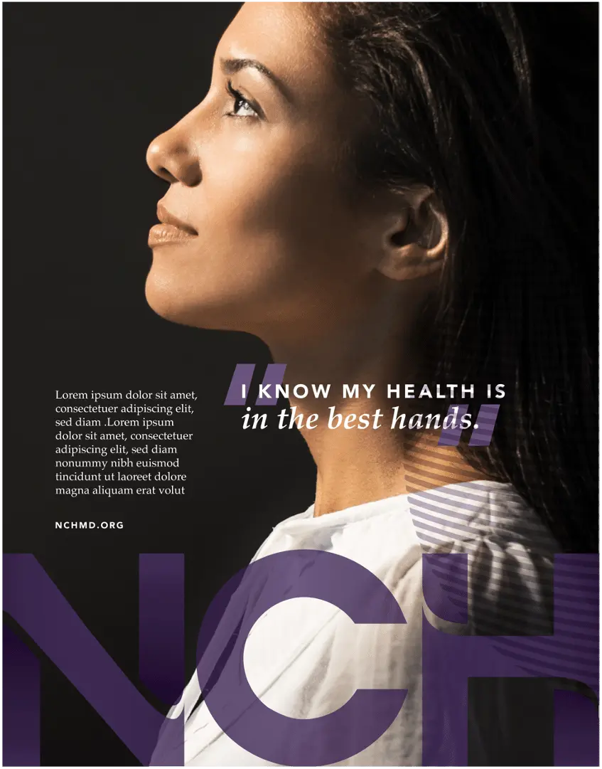 NCH print ad I know my health is in the best hands