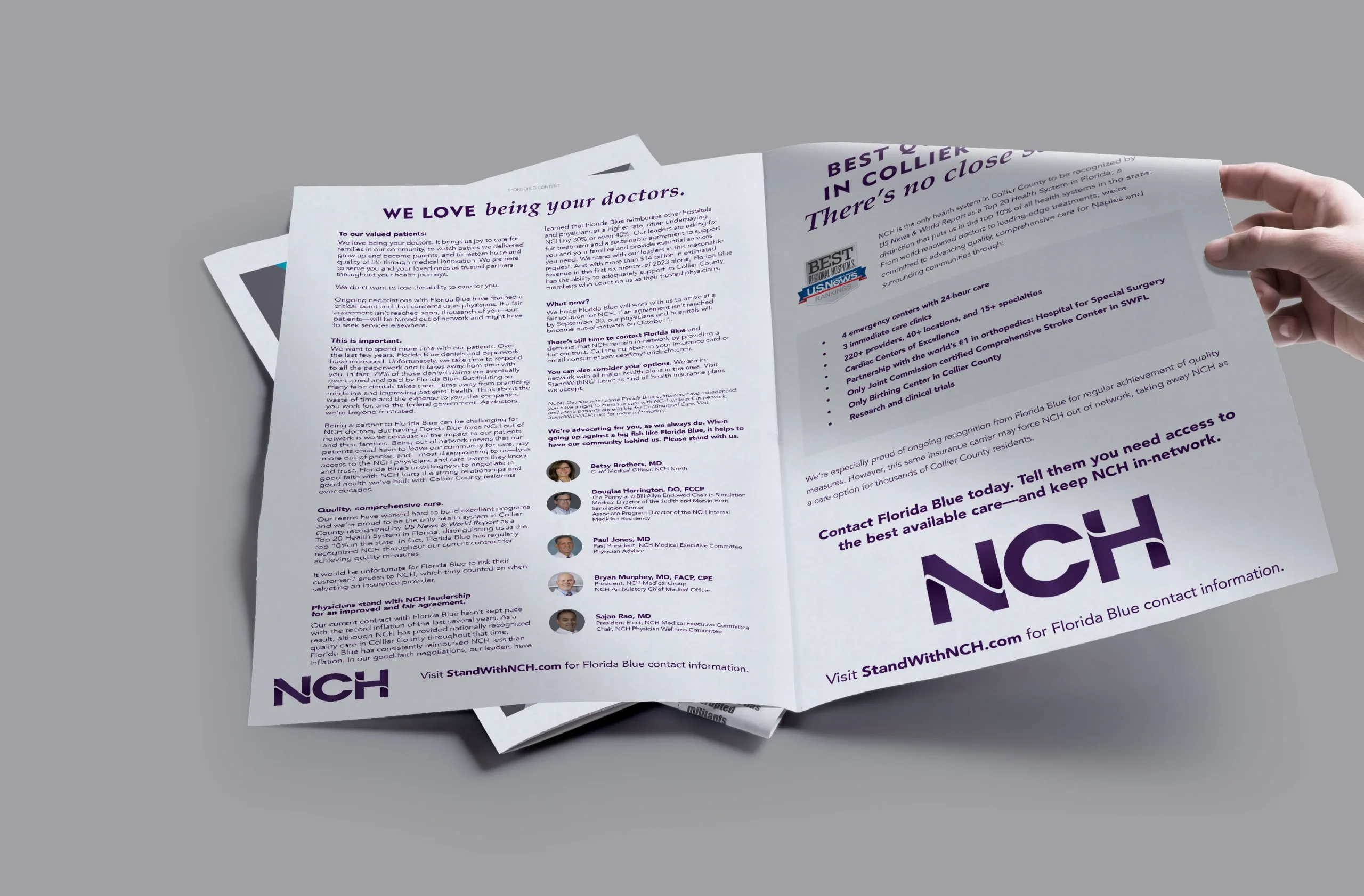 nch stand with nch mailed flyer images